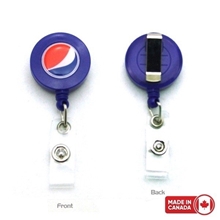 aerial view a group of 4- color process color badge reel w / 3 day service, image 1 of 2