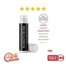 a group of all natural lip balm w / 3- day rush service