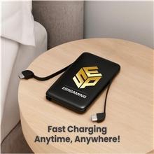 aerial view a group of 5000mah hermosa 2.1a output portable charger power bank (microusb / iphone / usb - c), image 1 of 2