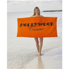 aerial view a group of towel specialties fiji standard weight beach towel - colors, image 1 of 2