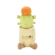 aerial view a cactus with orange bloom chelsea teddy bear(tm) zenzies plush, image 1 of 5