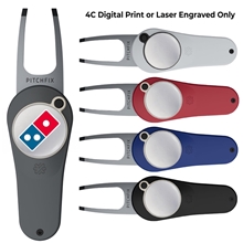a group of pitchfix original divot tool