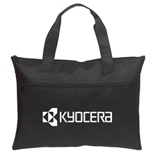 aerial view a black non woven business brief, image 1 of 2