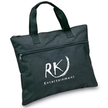 aerial view a black underarm business brief shoulder strap, image 1 of 2