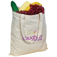 aerial view a natural tote bag 14 w x 16 h, image 1 of 2