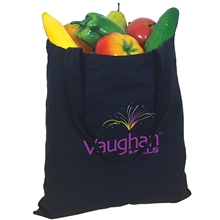 aerial view a black tote bag premium 14 w x 16 h, image 1 of 2
