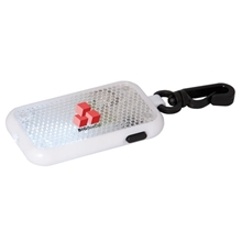 aerial view a black-white reflective safety flasher led light, image 1 of 2