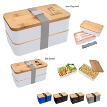 a group of stackable bento lunch set