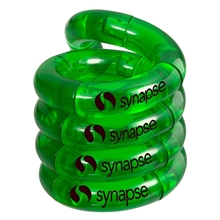 aerial view a translucent green tangle creations tangle(r) junior puzzle, image 1 of 2