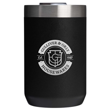 aerial view a black stanley everyday camp cup 12 oz, image 1 of 6