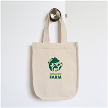 aerial view a group of 12 oz cotton fashion tote, image 1 of 2