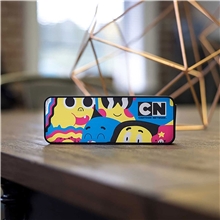 aerial view a group of origaudio evrybox(tm) 4400 mah charger + speaker, image 1 of 2