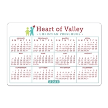 a white laptop calendar - rectangle