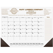 a group of calendar desk pads (21 3/4 x 17) one color imprint