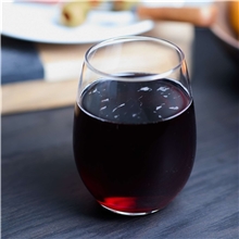 a group of libbey 15 oz stemless wine glass