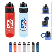 a group of 24 oz pop sip chug rpet bottle