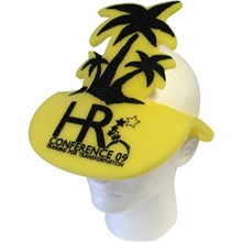 a group of palm tree popup visor