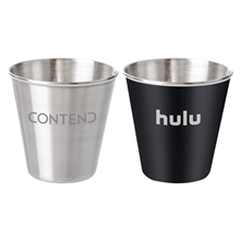 a group of 2 oz stainless steel shot glass cup