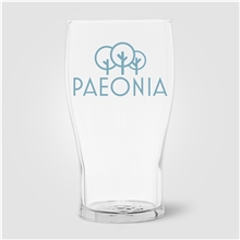 a group of brewster beer glass - 20 oz