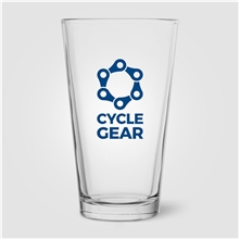 a group of taper beer glass - 16 oz