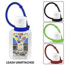 a group of breeze 0.5 oz compact hand sanitizer antibacterial gel in flip - top squeeze bottle with adjustable silicone carry strap