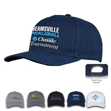 a group of retail quality 5- panel baseball cap full color
