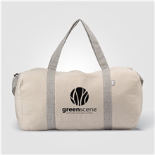 a group of loom - recycled cotton blend duffel bag