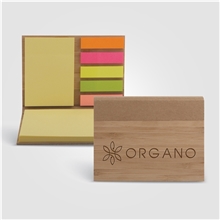 a group of bamboo sticky notepad