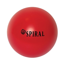 aerial view a red flex stress ball, image 1 of 2