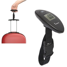 aerial view a black the b1 travel luggage scale, image 1 of 2