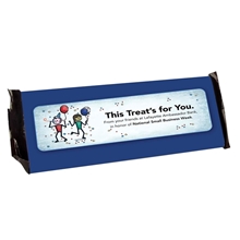 a custom overwrapped hershey bar