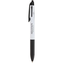 aerial view a black tri - color ink recycled stylus pen, image 1 of 6