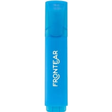 aerial view a neon blue jumbo recycled highlighter, image 1 of 4