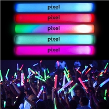 a group of 16 light up foam baton