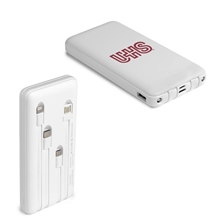 a group of corecharge multi - charging power bank with led flashlight