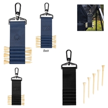 a group of cutter buck(r) rpet and bamboo golf tee set keychain