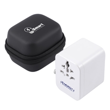 a group of concierge 35w pd 4- port universal travel adapter