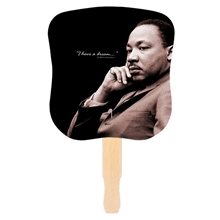 a group of stock design hand fan - dr. martin luther king, jr., full color digital