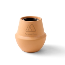 aerial view a terracotta modern sprout(r) modern terracotta grow kit bonsai, image 1 of 7