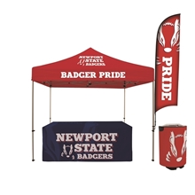 aerial view a group of tailgater total show package, image 1 of 8