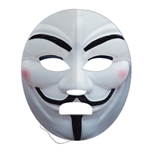 a white 3d face mask