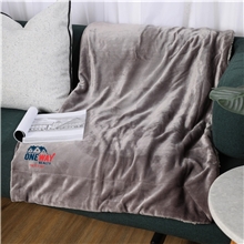 a group of sherpa fleece blanket