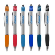 a group of spin - it curvaceous stylus pen