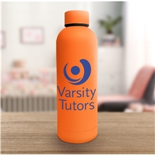 a group of 17 oz double wall stainless steel bottle with a rubberized finish
