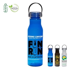 a group of cityline 20 oz recycled bottle with silicone carry strap