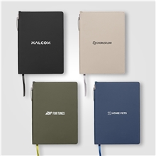 aerial view a group of malm recycled pu extended pen loop journal pen set - a5, image 1 of 2