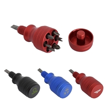 aerial view a group of best buddy tools(r) mini 7- in -1 precision screwdriver tool, image 1 of 2
