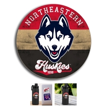 aerial view a custom 3 circle full color removable 6 mil kiss - cut stickers, image 1 of 3