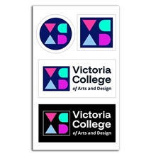 a custom customcut 3 x 5 full color removeable kiss - cut sticker sheet 6 mil