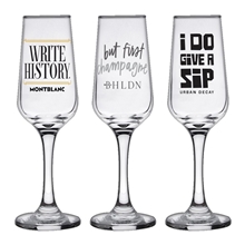 a group of toscana 6.5 oz champagne glass